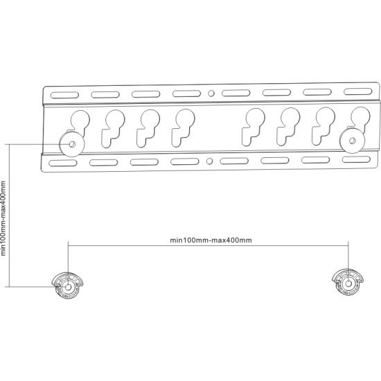 Newstar LED-W040 support mural tv Newstar LED-W040 support mural tv