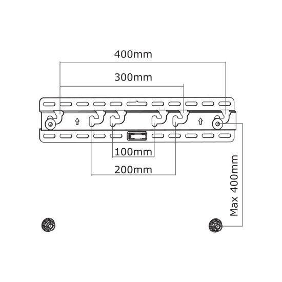 Newstar LED-W040 support mural tv Newstar LED-W040 support mural tv