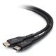 C2G Câble USB-C mâle vers USB-C mâle de 0,5 m (20V 5A) - USB 2.0 (480 Mbit/s)