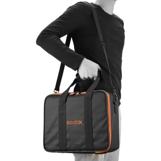 Godox CB-12 étui et housse d'appareils photo Boîtier de corps Noir, Orange