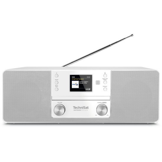 TechniSat DIGITRADIO 370 CD IR Système mini audio domestique 10 W Blanc