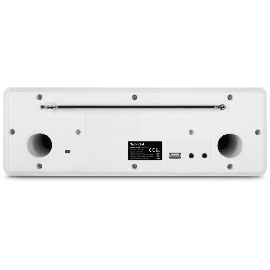 TechniSat DIGITRADIO 370 CD IR Système mini audio domestique 10 W Blanc