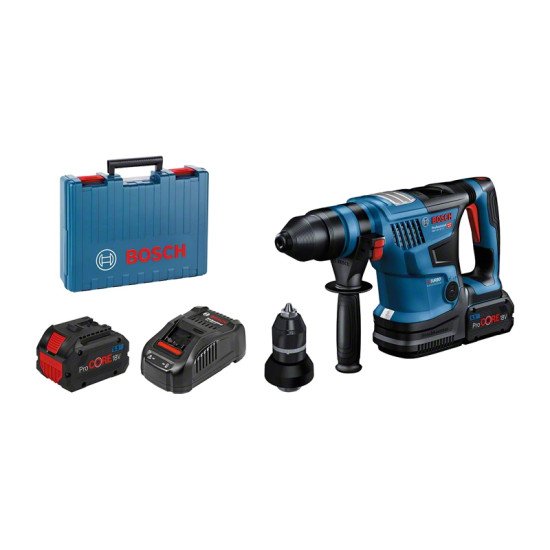 Bosch GBH 18V-34 CF Professional 500 tr/min SDS Plus 5,9 kg Noir, Bleu