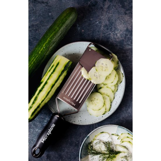 Microplane 45044 trancheuse Manuel Noir, Acier inoxydable Acier inoxydable