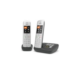 Gigaset CE575 A Duo Téléphone analog/dect Identification de l'appelant Noir, Argent Gigaset CE575 A Duo Téléphone analog/dect Identification de l'appelant Noir, Argent