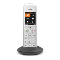 Gigaset CE575HX Téléphone DECT Identification de l'appelant Argent Gigaset CE575HX Téléphone DECT Identification de l'appelant Argent