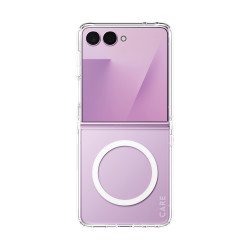 PanzerGlass CARE™ by ® Urban Combat Case Transparent w. White Qi Samsung Galaxy Z Flip7 | Z Flip8 coque de protection pour téléphones portables Housse