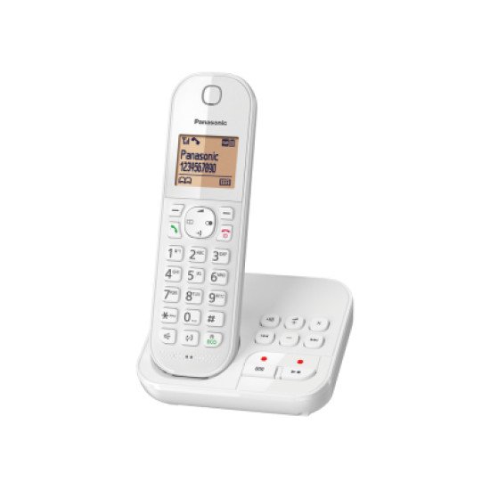 Panasonic KX-TGC420 Téléphone DECT Identification de l'appelant Blanc