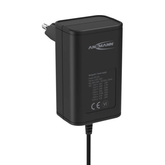 Ansmann APS 300 adaptateur de puissance & onduleur Intérieure 3,6 W Noir