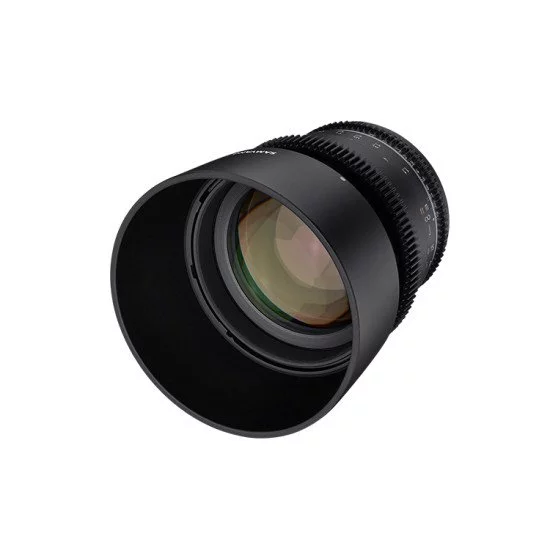 Samyang VDSLR 85mm T1.5 MK2 MILC Objectif de cinéma Noir Samyang VDSLR 85mm T1.5 MK2 MILC Objectif de cinéma Noir