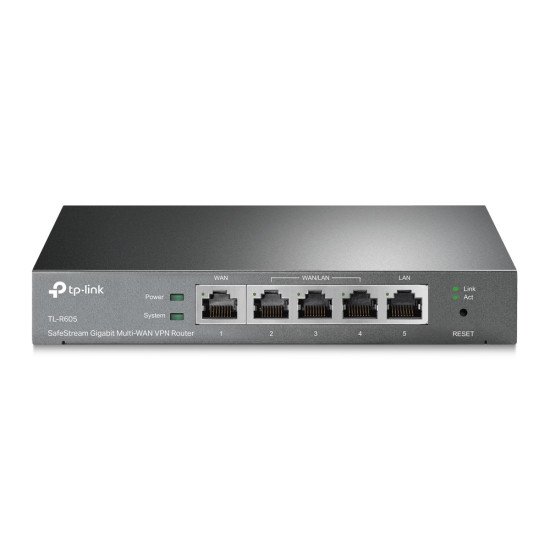 TP-LINK TL-R605 Routeur SafeStream VPN Multi-WAN Gigabit Ethernet Noir TP-LINK TL-R605 Routeur SafeStream VPN Multi-WAN Gigabit Ethernet Noir