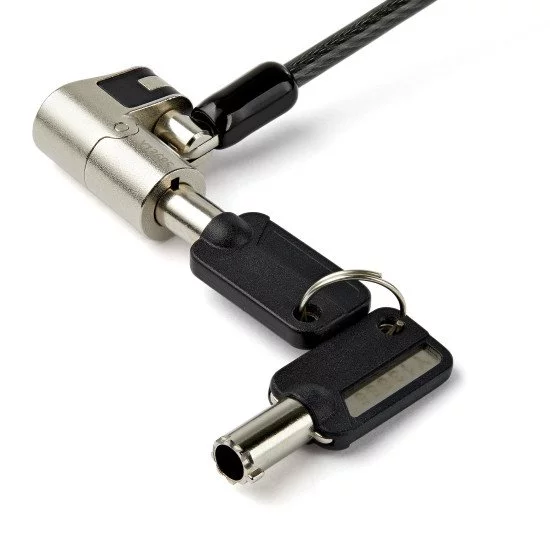 StarTech.com Câble de verrouillage à clé de 2 m pour ordinateur portable - K-Slot, Nano, Wedge Slot StarTech.com Câble de verrouillage à clé de 2 m pour ordinateur portable - K-Slot, Nano, Wedge Slot
