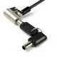 StarTech.com Câble de verrouillage à clé de 2 m pour ordinateur portable - K-Slot, Nano, Wedge Slot StarTech.com Câble de verrouillage à clé de 2 m pour ordinateur portable - K-Slot, Nano, Wedge Slot