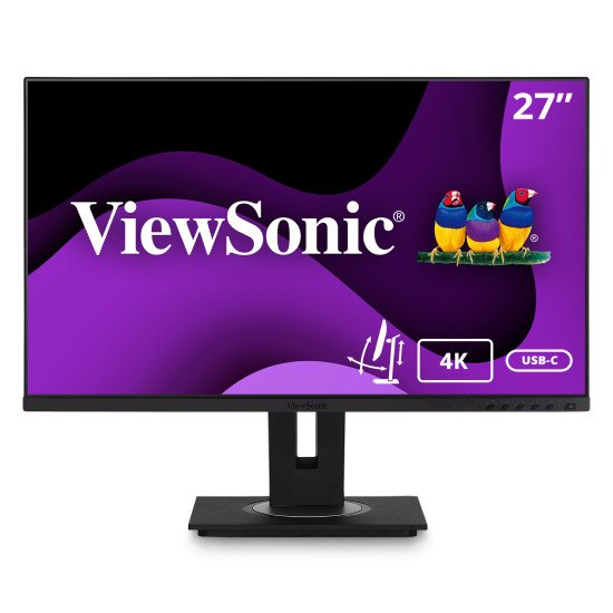 Viewsonic VG2756-4K écran PC 68,6 cm (27") 3840 x 2160 pixels 4K Ultra HD Noir