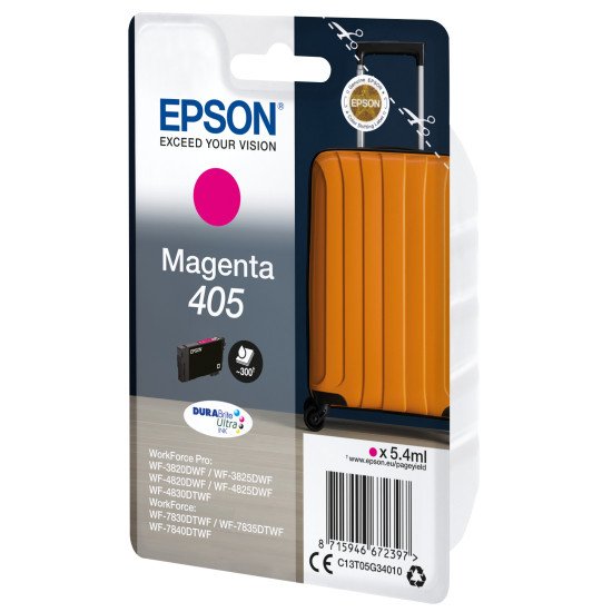 Epson Singlepack Magenta 405 DURABrite Ultra Ink