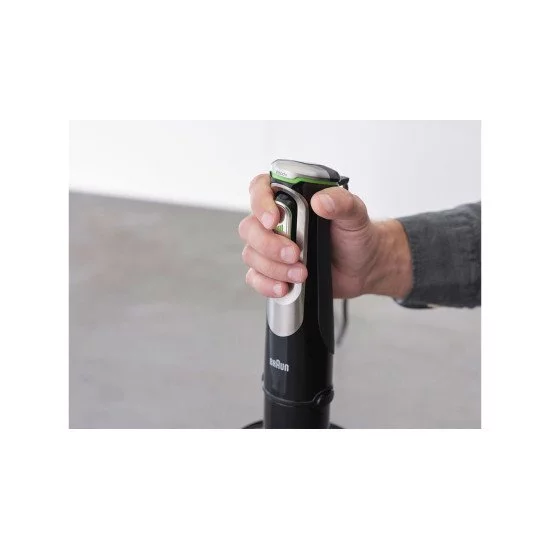 Braun MultiQuick 9 MQ 9187XLI 0,6 L Mélangeur par immersion 1200 W Noir, Acier inoxydable Braun MultiQuick 9 MQ 9187XLI 0,6 L Mélangeur par immersion 1200 W Noir, Acier inoxydable