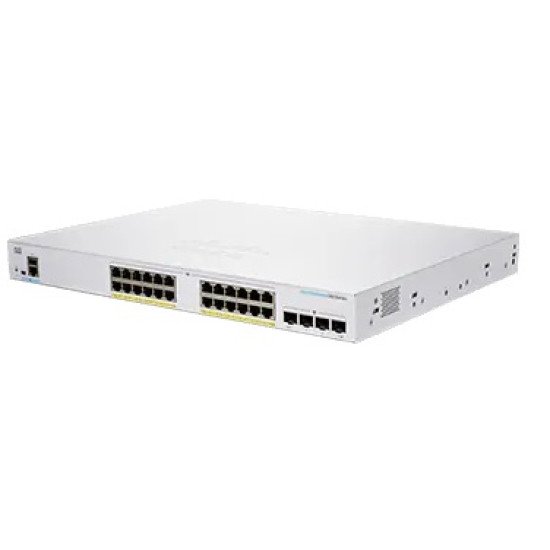 Cisco CBS250-24P-4X-EU commutateur réseau Géré L2/L3 Gigabit Ethernet (10/100/1000) Argent