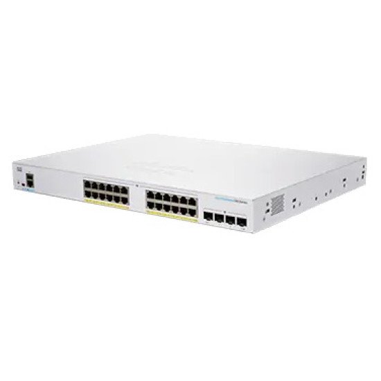 Cisco CBS250-24PP-4G-EU commutateur réseau Géré L2/L3 Gigabit Ethernet (10/100/1000) Argent