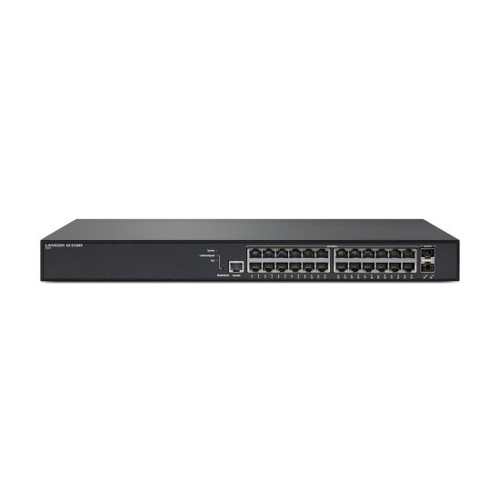 Lancom Systems GS-3126XP Géré L3 Gigabit Ethernet (10/100/1000) Connexion Ethernet, supportant l'alimentation via ce port (PoE) 1U Noir