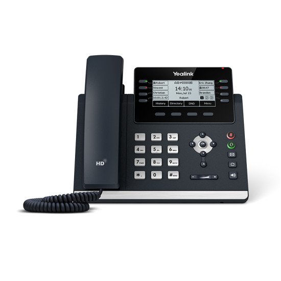 Yealink SIP-T43U téléphone fixe Gris LCD Wifi