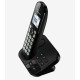 Panasonic KX-TGC 463GB Téléphone DECT Identification de l'appelant Noir