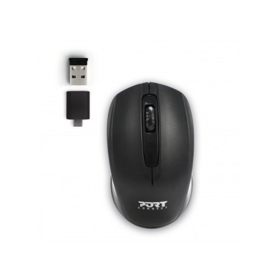 Port Designs 900508 souris Médical Ambidextre RF Wireless + USB Type-C 1000 DPI Port Designs 900508 souris Médical Ambidextre RF Wireless + USB Type-C 1000 DPI