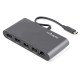 StarTech.com Mini Dock Thunderbolt 3 - Station d'Accueil TB3 à Double Écran - HDMI 4K 60Hz - 2x USB-A (3.2/2.0) & GbE - Câble 28cm - Adaptateur Multiport pour PC Portable - Mac/Windows