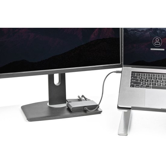 StarTech.com Mini Dock Thunderbolt 3 - Station d'Accueil TB3 à Double Écran - HDMI 4K 60Hz - 2x USB-A (3.2/2.0) & GbE - Câble 28cm - Adaptateur Multiport pour PC Portable - Mac/Windows