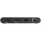 StarTech.com Mini Dock Thunderbolt 3 - Station d'Accueil TB3 à Double Écran avec DisplayPort 4K 60Hz - 1x USB-A (3.2) & GbE - Câble 28cm - Adaptateur Multiport pour PC Portable - Mac/Windows