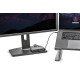 StarTech.com Mini Dock Thunderbolt 3 - Station d'Accueil TB3 à Double Écran avec DisplayPort 4K 60Hz - 1x USB-A (3.2) & GbE - Câble 28cm - Adaptateur Multiport pour PC Portable - Mac/Windows