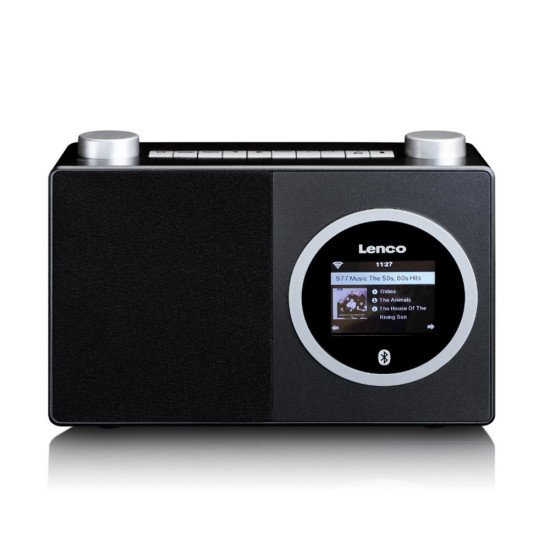 Lenco DIR-70 Radio portable Internet Analogique et numérique Noir