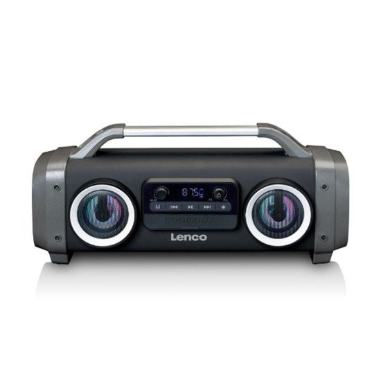 Lenco SPR-100 Enceinte portable stéréo Gris