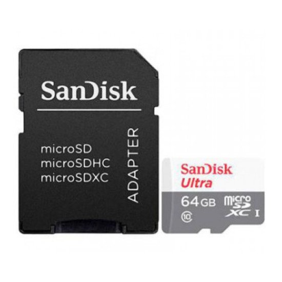 SanDisk 64GB Ultra microSDXC mémoire flash 64 Go Classe 10