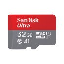 SanDisk 32GB Ultra microSDHC+SD Adapter 120MB/s mémoire flash SanDisk 32GB Ultra microSDHC+SD Adapter 120MB/s mémoire flash