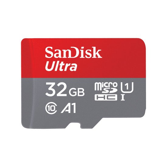 SanDisk 32GB Ultra microSDHC+SD Adapter 120MB/s mémoire flash
