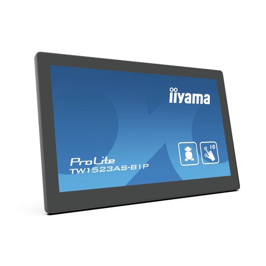 iiyama ProLite TW1523AS-B1P moniteur à écran tactile 39,6 cm (15.6") 1920 x 1080 pixels 