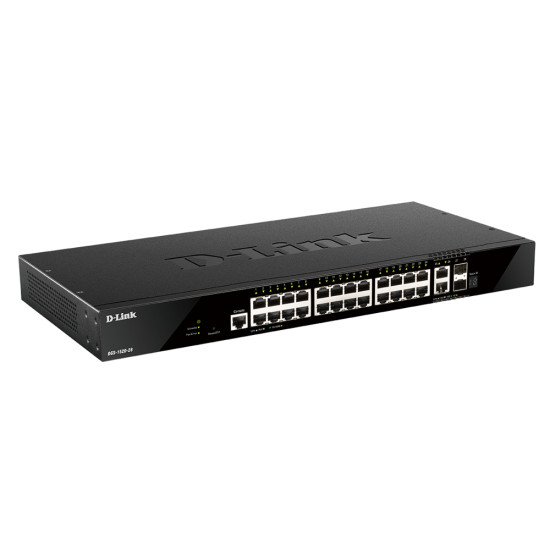 D-Link DGS-1520-28/E commutateur réseau Géré L3 10G Ethernet (100/1000/10000) 1U Noir