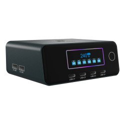 ICY BOX IB-PS2401 Universel Noir Secteur Charge rapide Intérieure