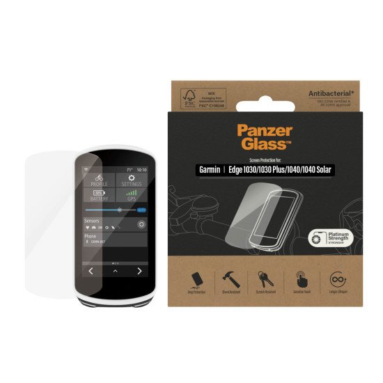 PanzerGlass ® Garmin Edge 1030 | 1040 - Anti-Glare | Screen Protector Glass Protection d'écran transparent 1 pièce(s)