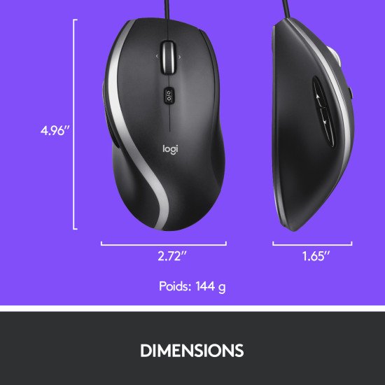 Logitech Filaire avancée M500s