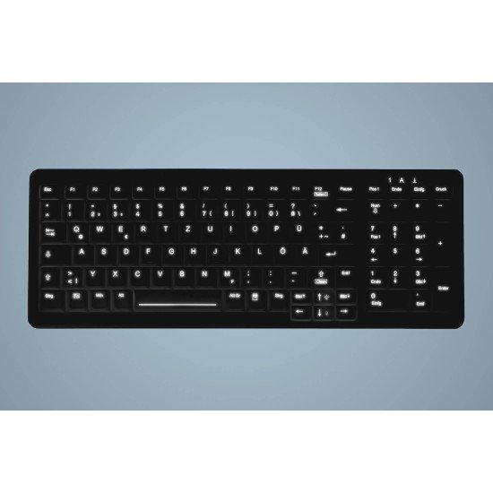 Active Key AK-C7000 clavier USB QWERTZ Allemand Noir