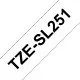 Brother TZe-SL251 ruban d'impression Noir Brother TZe-SL251 ruban d'impression Noir