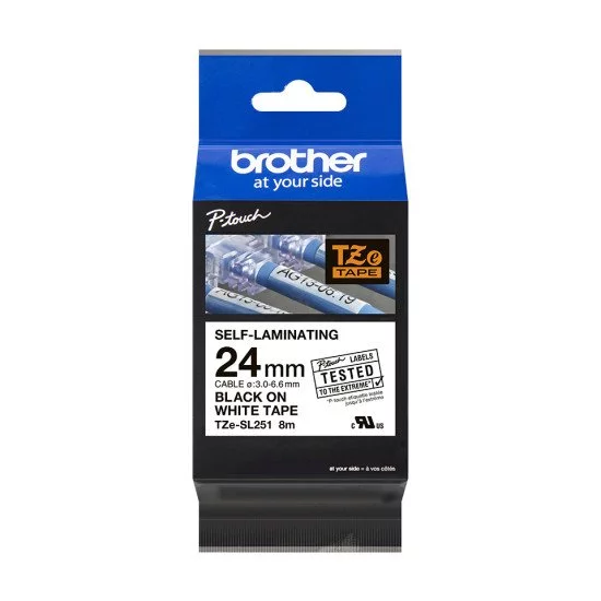 Brother TZe-SL251 ruban d'impression Noir Brother TZe-SL251 ruban d'impression Noir