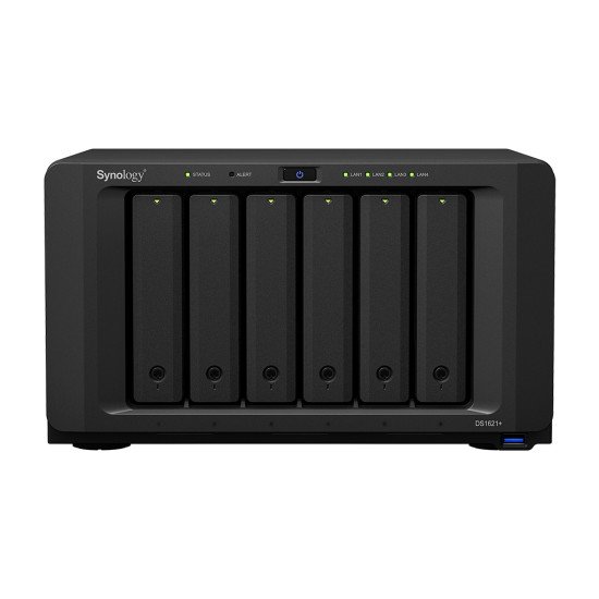 Synology DiskStation DS1621+ serveur de stockage V1500B Ethernet/LAN Bureau Noir NAS