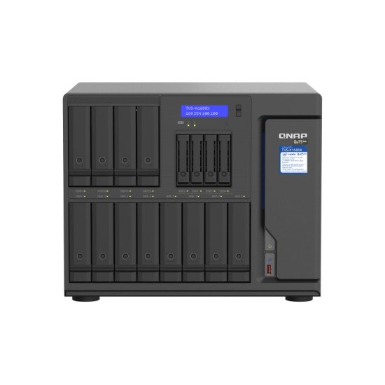 QNAP TVS-h1688X NAS Ethernet/LAN Noir