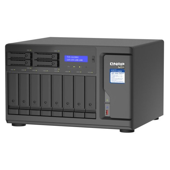 QNAP TVS-h1288X NAS Ethernet/LAN Noir