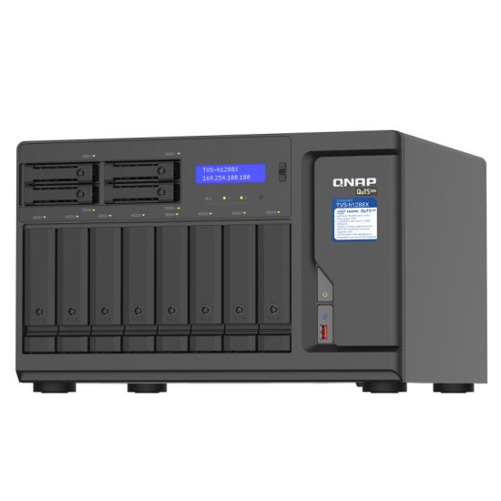 QNAP TVS-h1288X NAS Ethernet/LAN Noir