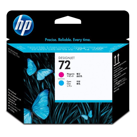 HP 72 Cyan,Magenta