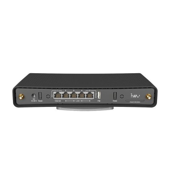 Mikrotik hAP ac³ routeur sans fil Gigabit Ethernet Bi-bande (2,4 GHz / 5 GHz) Noir Mikrotik hAP ac³ routeur sans fil Gigabit Ethernet Bi-bande (2,4 GHz / 5 GHz) Noir