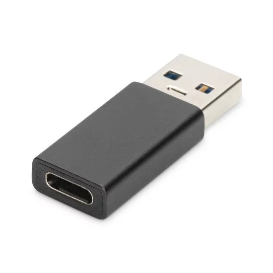 Digitus AK-300524-000-S changeur de genre de câble USB A USB C Noir Digitus AK-300524-000-S changeur de genre de câble USB A USB C Noir